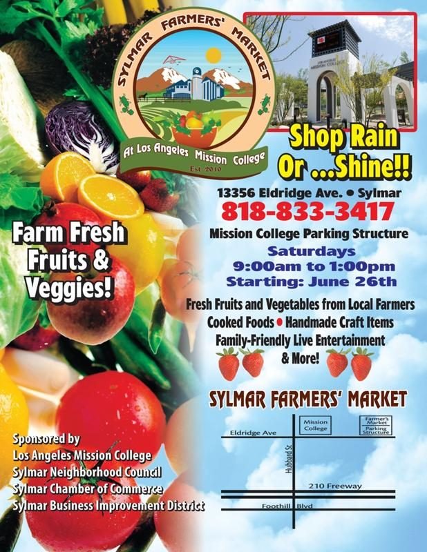 Local Farmers’ Market – Saturdays starting June 26