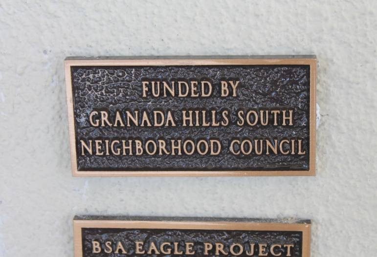 GHSNC plaque at GHHS Vietnam War memorial