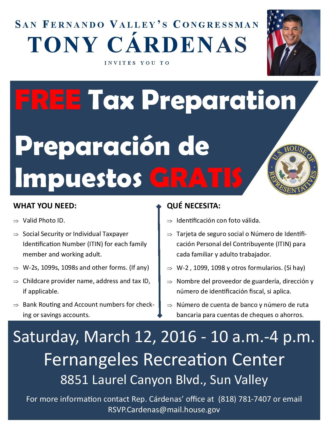 FREE Tax Preparation