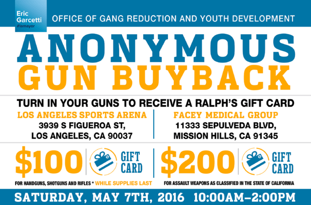 Gift Cards for Guns: City Hosts Anonymous Buyback Program