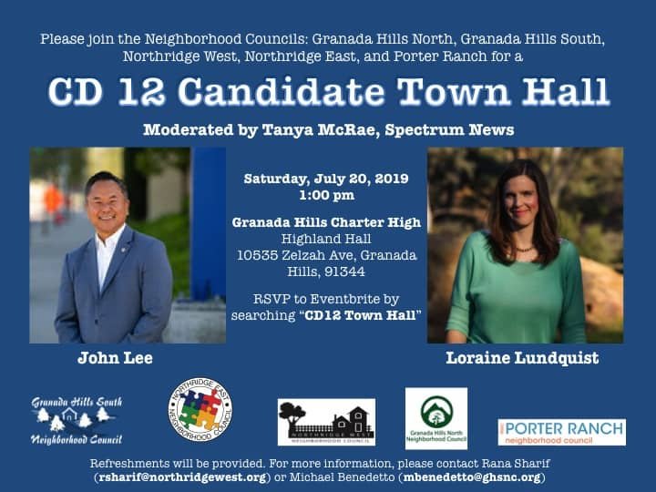 CD-12 Candidate Town Hall