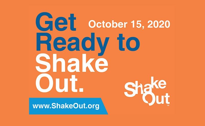 Earthquake Preparedness: The Great Shakeout – Thursday, 10/15 at 10:15am