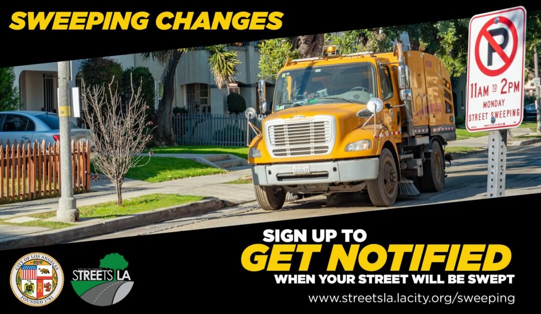 StreetsLA Street Sweeping Changes