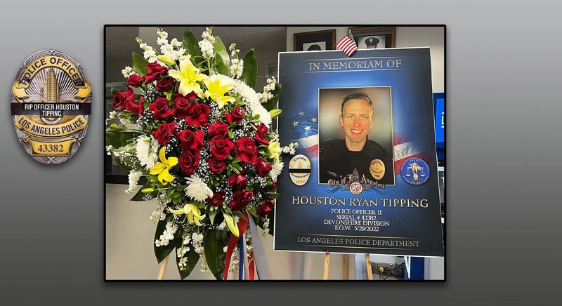Tribute to Fallen LAPD Officer Houston Tipping