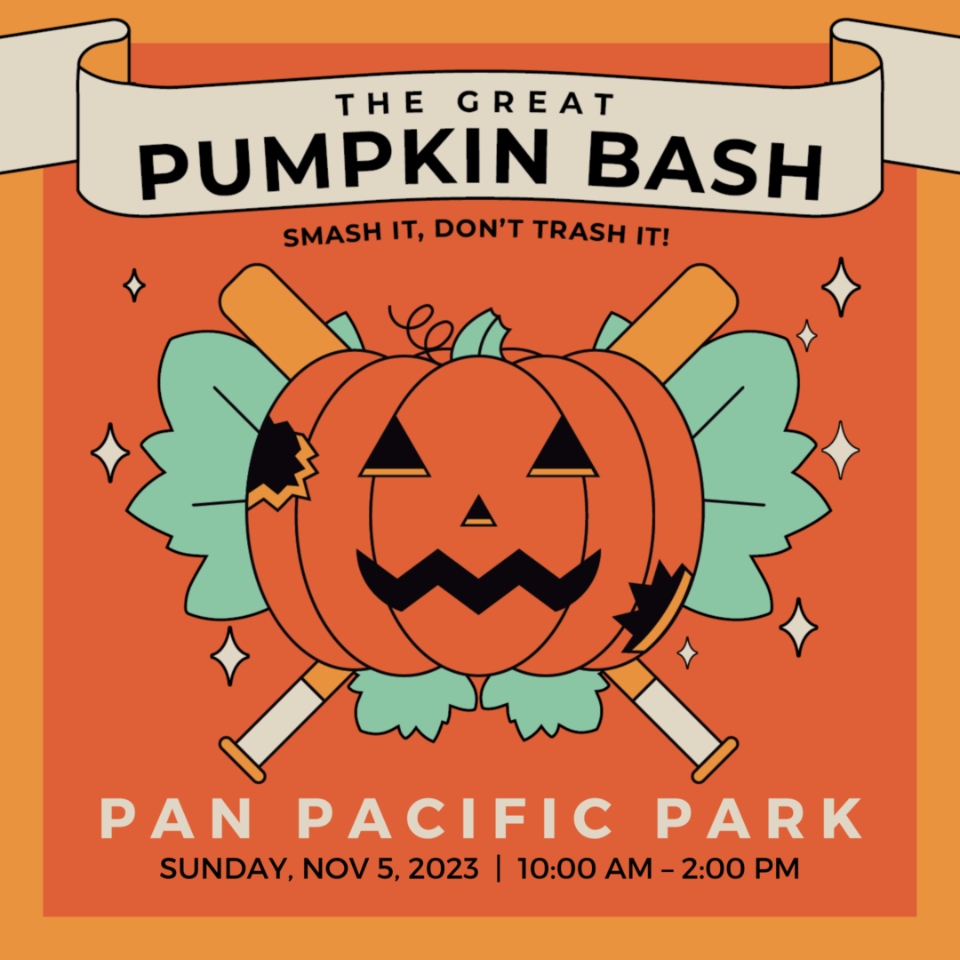 The Great Pumpkin Bash – Sunday, November 5, 2023 – 10AM-2PM